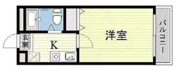 プレアール東中浜の間取り画像