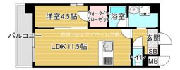 フェリーチェ城北公園の間取り画像