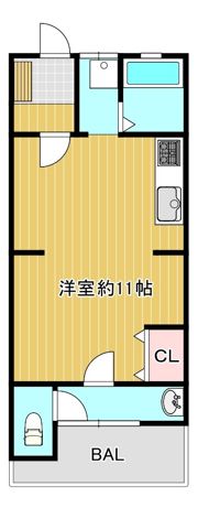 今福鶴見グリーンハイツの間取り画像