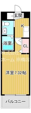 サムティ京橋Flussの間取り画像
