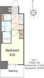 S-RESIDENCE高井田beletaの間取り画像