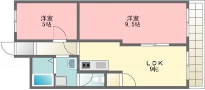 プリンストン布施の間取り画像