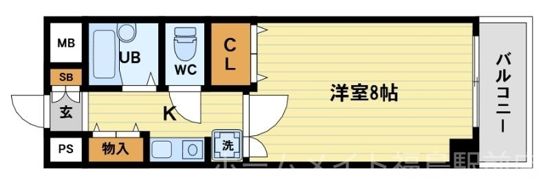 ダイヤモンドメゾン高井田の間取り画像