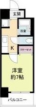 グラマシー心斎橋東の間取り画像