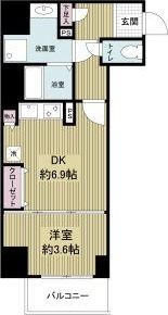 ドゥーエ玉造の間取り画像