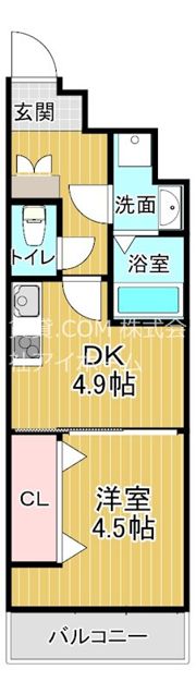 GARDENIA高井田の間取り画像
