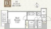 アドバンス大阪城ベレッツァの間取り画像