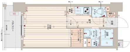 アスヴェル阿波座BLUE EARTHの間取り画像