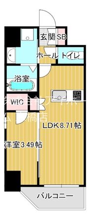 サムティ京橋Clearの間取り画像