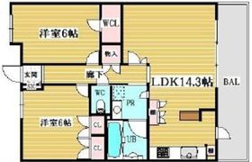 ネバーランド玉造の間取り画像