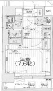 ララプレイス四天王寺前夕陽ヶ丘プルミエの間取り画像