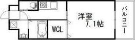 クリスタルエレガンスWESTの間取り画像