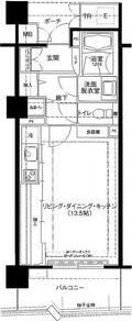 ロイヤルパークス桃坂の間取り画像