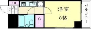 ライオンズマンション上六の間取り画像
