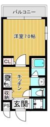 ナオシス長柄東の間取り画像