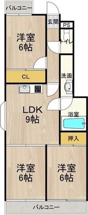シャトーレイクルイーズの間取り画像