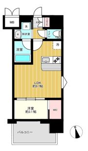 ソルテラスOSAKA EAST GATEの間取り画像