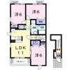 ブリーゼIIの間取り画像
