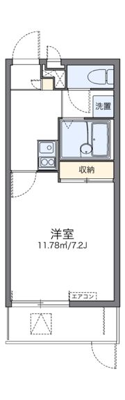 レオパレスエストの間取り画像