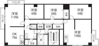 アルテハイム東大阪の間取り画像