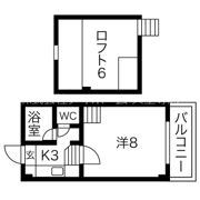 カーサ東住吉の間取り画像