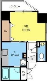 エスペランス田辺の間取り画像
