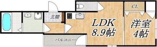 F asecia Crownの間取り画像