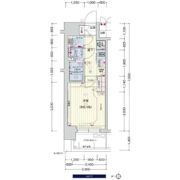 プレサンス上町台筆ヶ崎 SOUTHの間取り画像