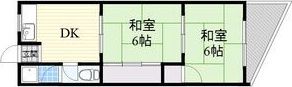 コーポ丘の間取り画像