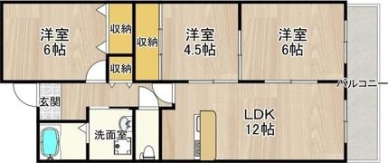 フォレスタ育和の間取り画像