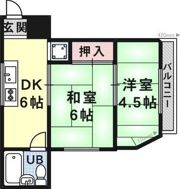コーポオクムラの間取り画像