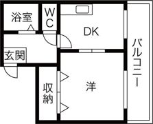 プレステル桑津の間取り画像