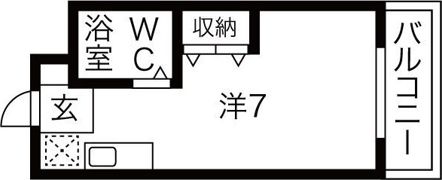 シティホームズ針中野P2の間取り画像