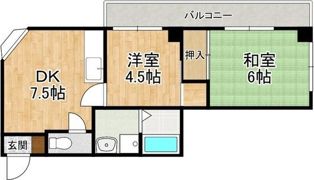 サンライズハイツの間取り画像
