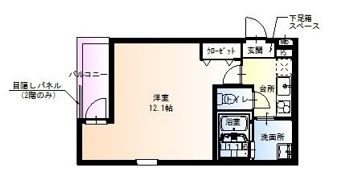 フジパレス清水丘V番館の間取り画像