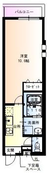 フジパレス住吉沢之町I番館の間取り画像