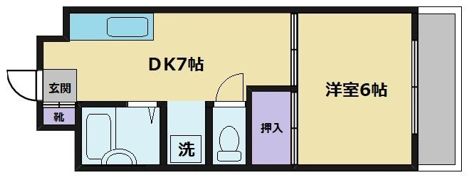第2ウスヰマンションの間取り画像