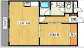 メジェーム住吉の間取り画像