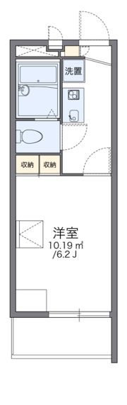 レオパレスさかえの間取り画像