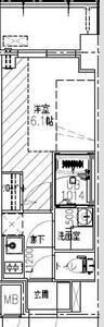 JMFレジデンス都島の間取り画像