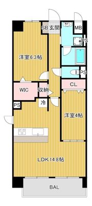 グレイス京橋の間取り画像