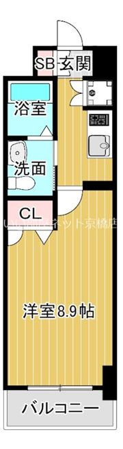 レジデンス京橋スクエアの間取り画像