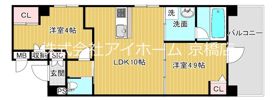 CRYSTAL OSAKAの間取り画像