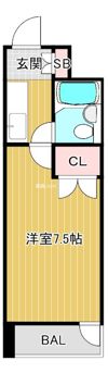 エクセレント中道の間取り画像