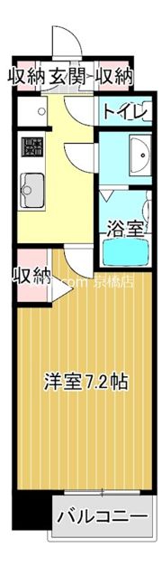 レシオス大阪城北詰の間取り画像
