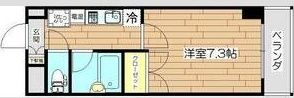 アルファ帝塚山の間取り画像