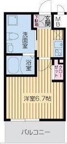 レジディア谷町の間取り画像