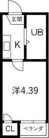 ハセロイヤル南住吉の間取り画像