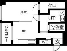 Belong千林（旧 千林ロイヤルハイツ）の間取り画像