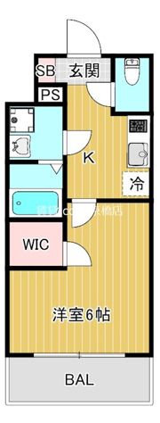 エスリード大阪城の間取り画像